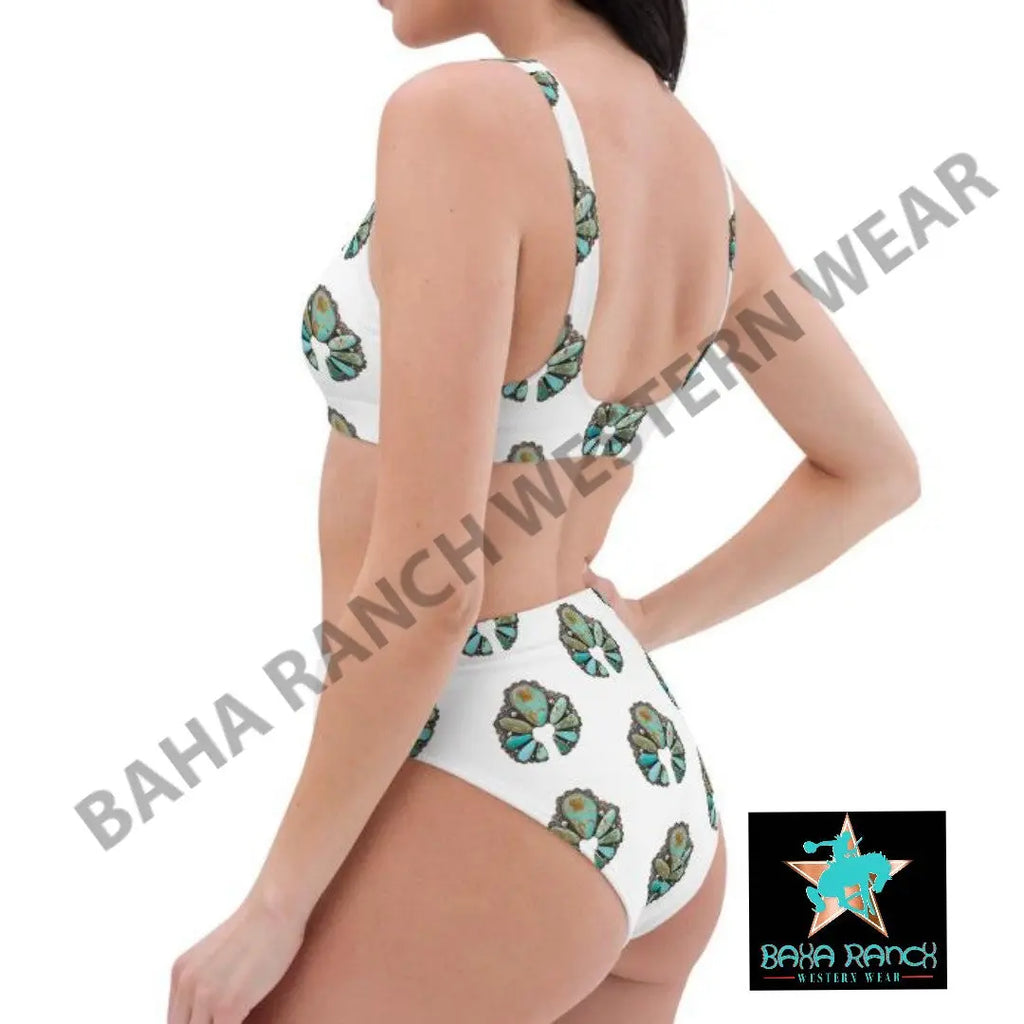 Yeehaw Turquoise Naja Bikini Baha Ranch Western Wear