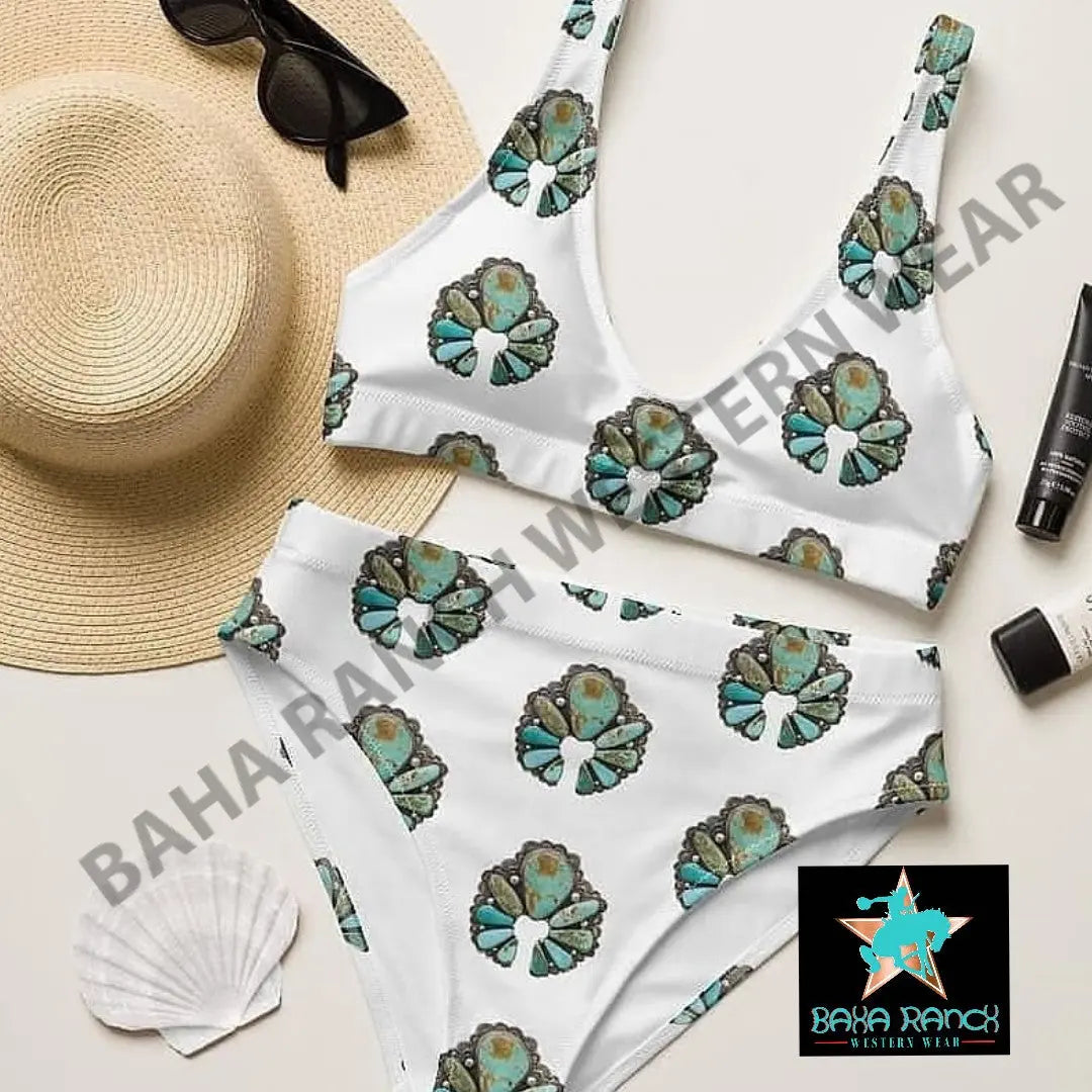 Yeehaw Turquoise Naja Bikini Baha Ranch Western Wear