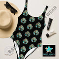 Yeehaw Black Naja One Piece Swimsuit Baha Ranch Western Wear
