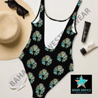 Yeehaw Black Naja One Piece Swimsuit Baha Ranch Western Wear