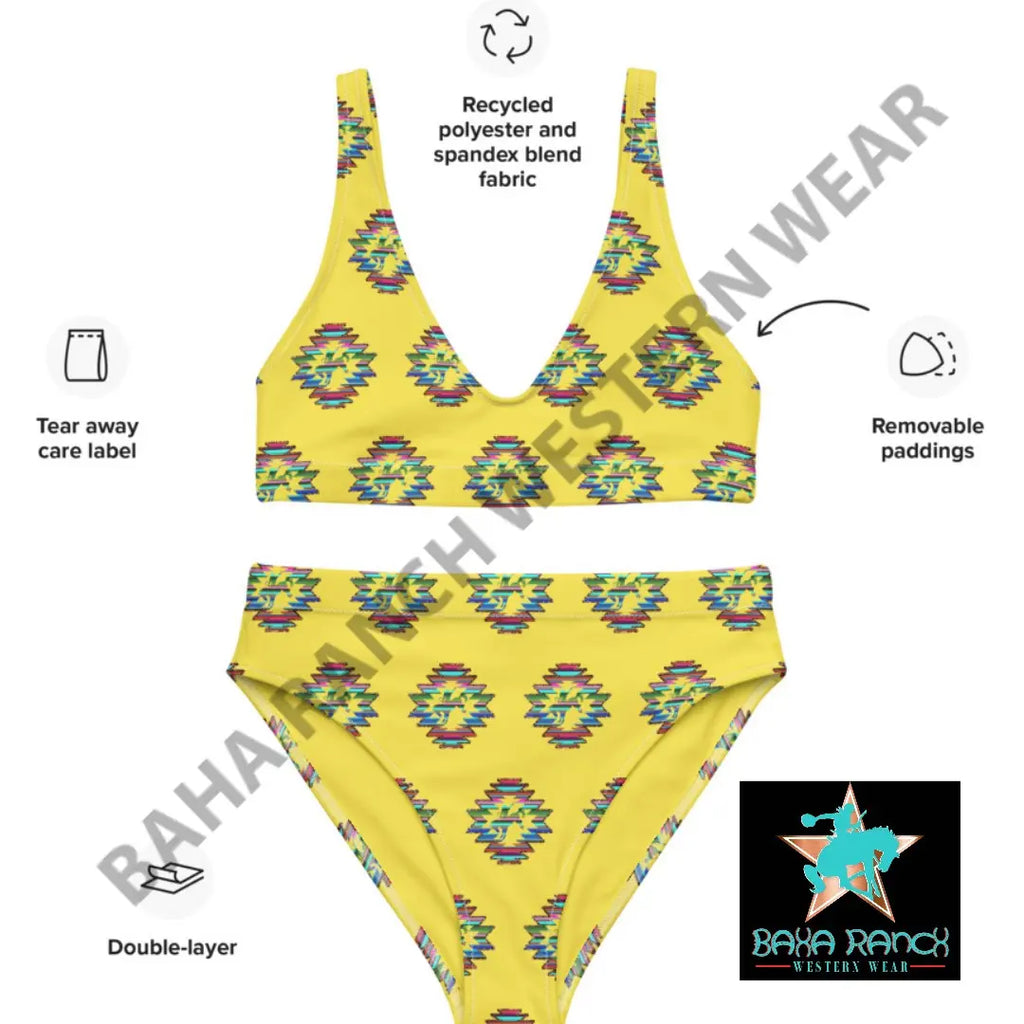 Yeehaw Serape Bronc Bikini Baha Ranch Western Wear