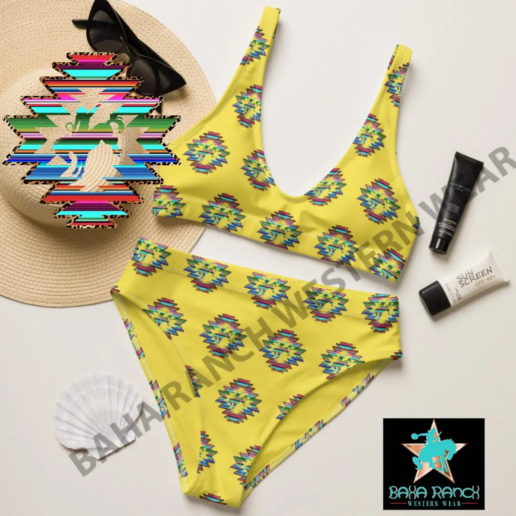 Yeehaw Serape Bronc Bikini Baha Ranch Western Wear