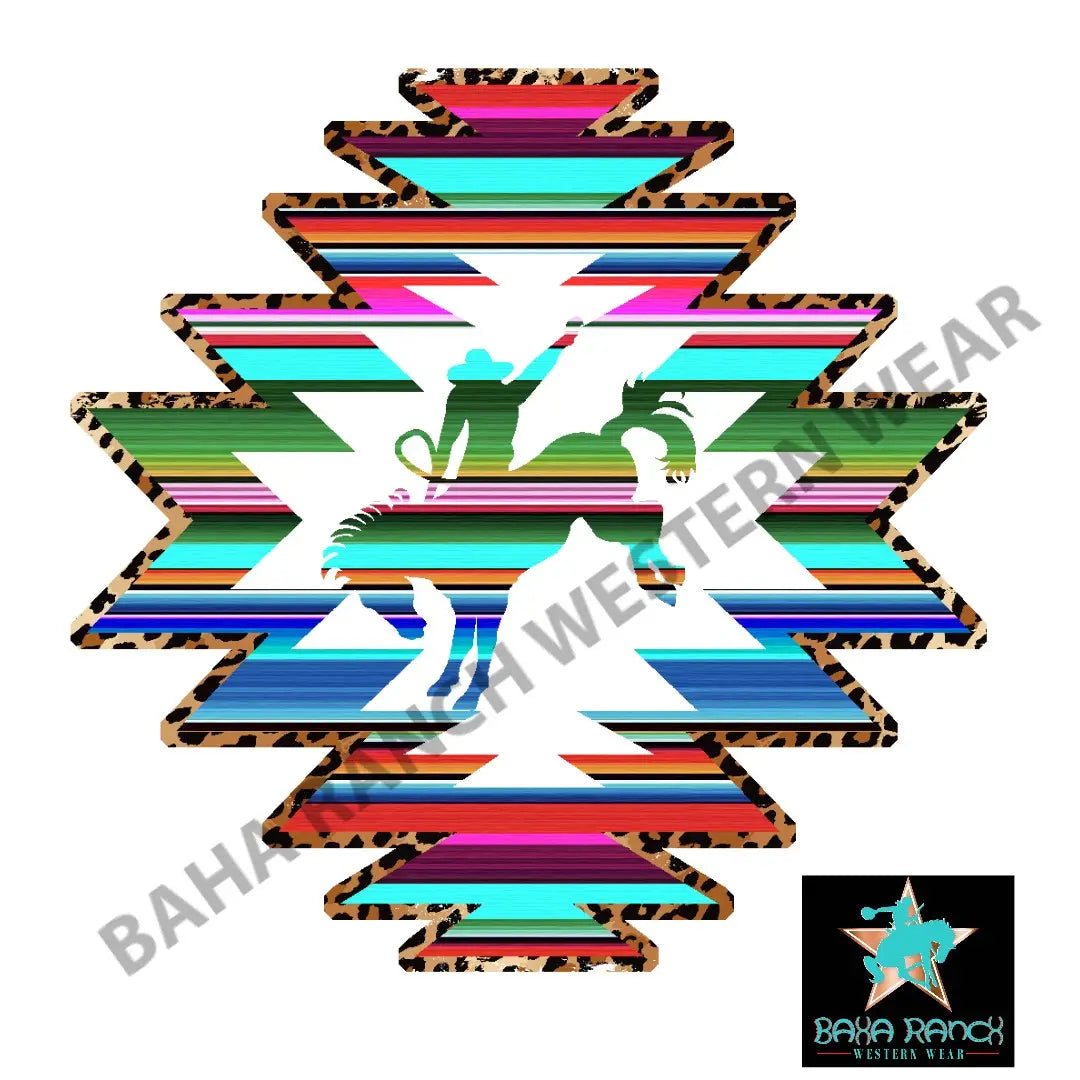 Yeehaw Serape Bronc Bikini Baha Ranch Western Wear