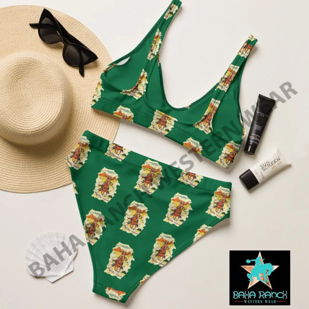 Yeehaw Ride 'Em Cowboy Bikini Baha Ranch Western Wear