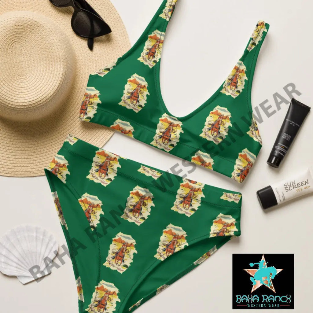 Yeehaw Ride 'Em Cowboy Bikini Baha Ranch Western Wear