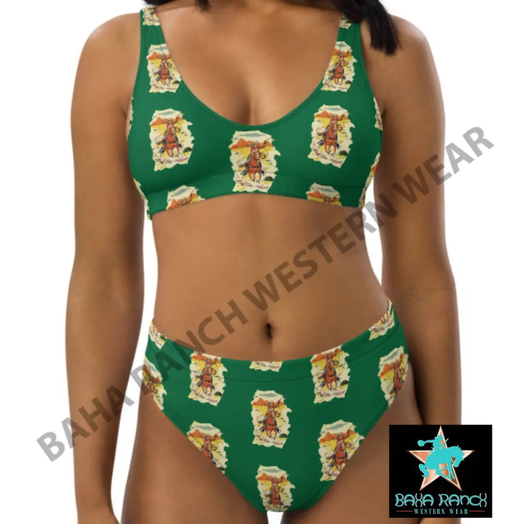 Yeehaw Ride 'Em Cowboy Bikini Baha Ranch Western Wear