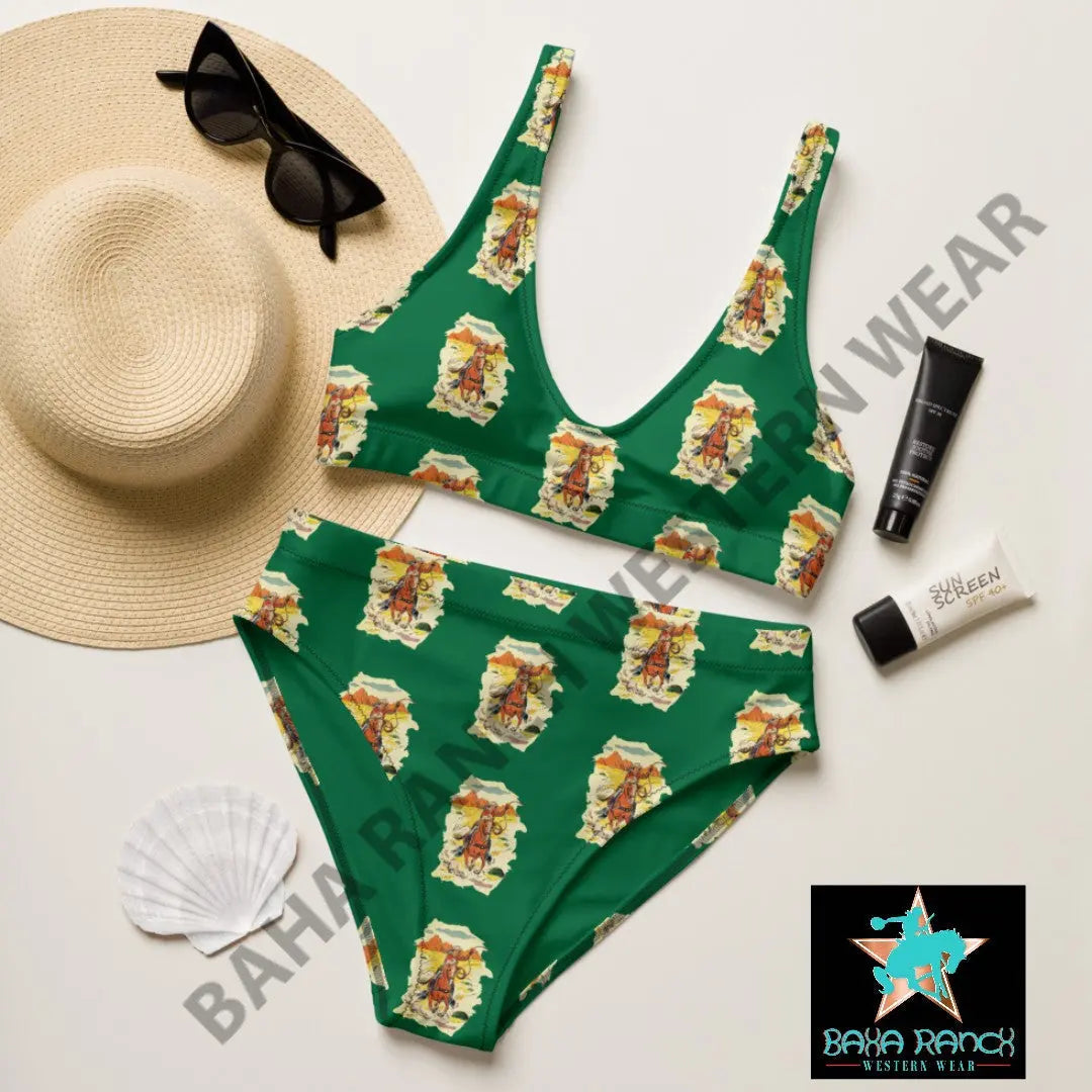 Yeehaw Ride 'Em Cowboy Bikini Baha Ranch Western Wear
