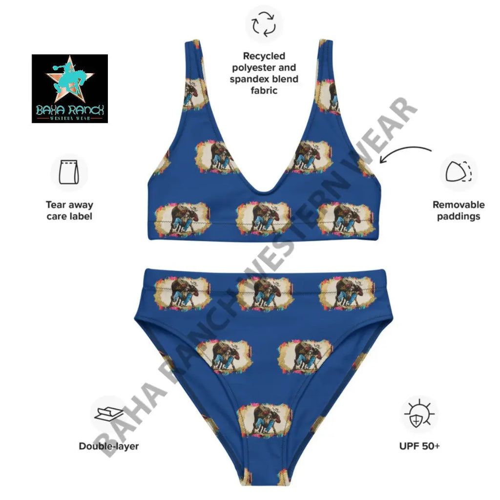 Yeehaw Bulldogger Bikini Baha Ranch Western Wear