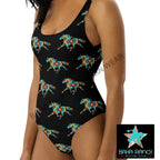 Yeehaw Aztec Horse One Piece Swimsuit Baha Ranch Western Wear