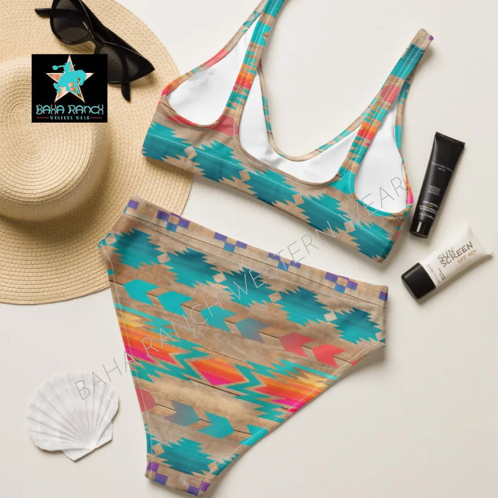 Yeehaw Southwest Aztec Bikini Baha Ranch Western Wear