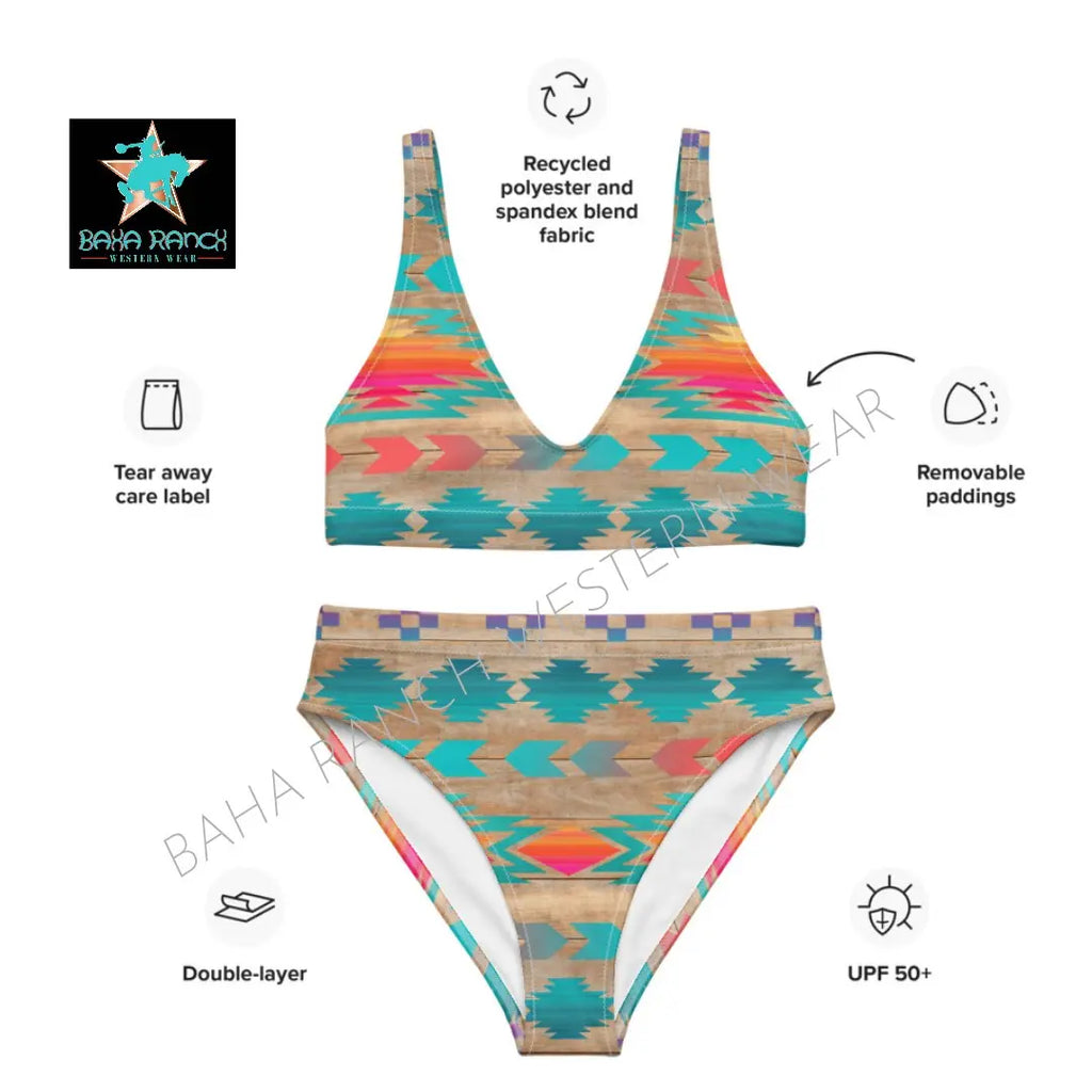 Yeehaw Southwest Aztec Bikini Baha Ranch Western Wear