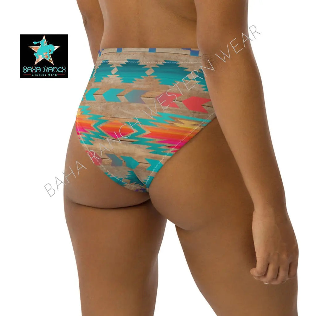 Yeehaw Southwest Aztec Bikini Bottom Baha Ranch Western Wear