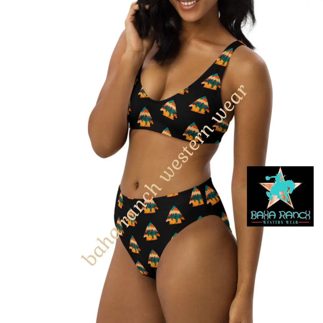 Yeehaw Desert Arrowhead Bikini Baha Ranch Western Wear