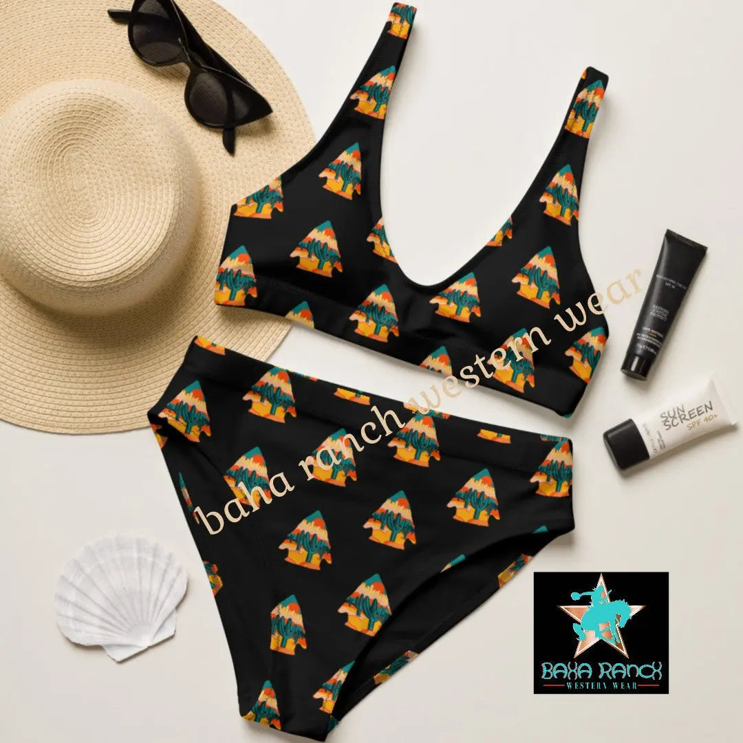 Yeehaw Desert Arrowhead Bikini Baha Ranch Western Wear
