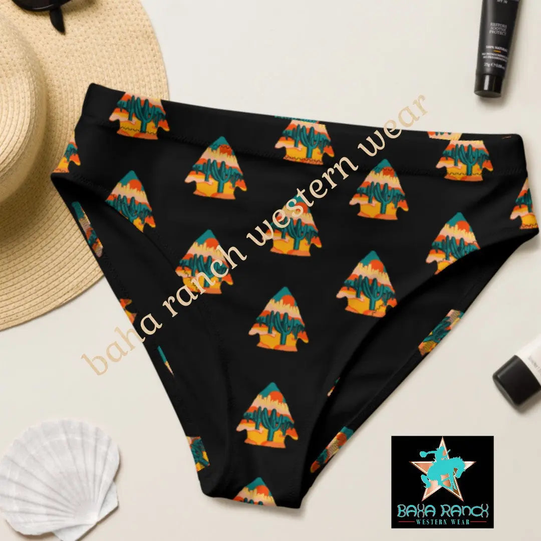 Yeehaw Desert Arrowhead Bikini Bottom Baha Ranch Western Wear