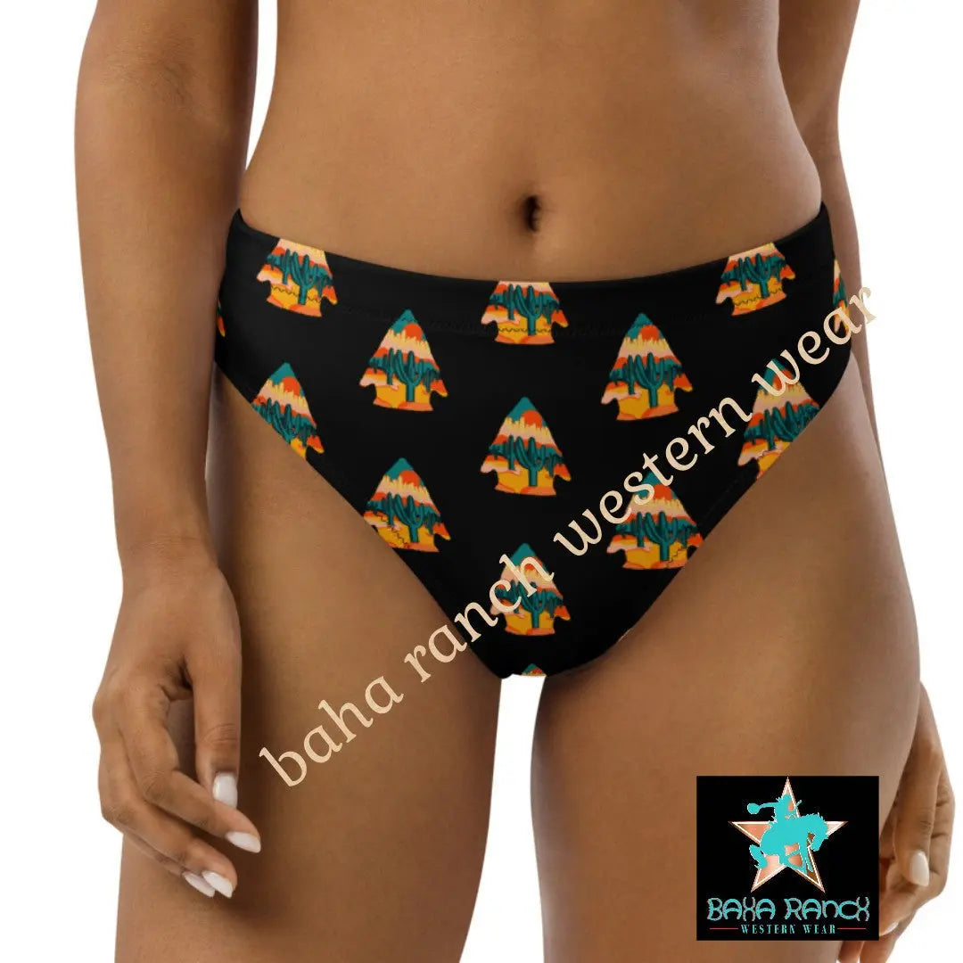 Yeehaw Desert Arrowhead Bikini Bottom Baha Ranch Western Wear