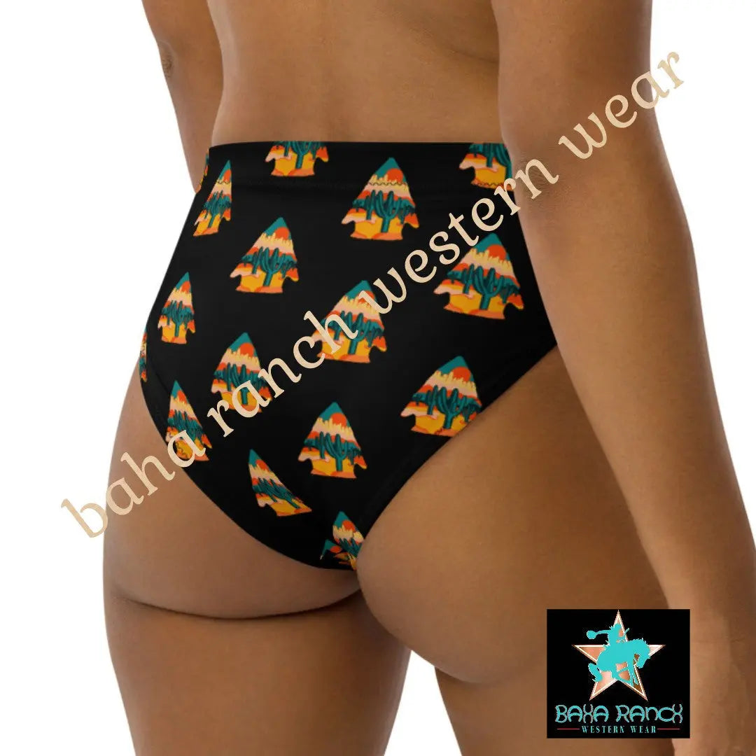 Yeehaw Desert Arrowhead Bikini Bottom Baha Ranch Western Wear