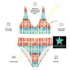 Yeehaw Aztec Print Bikini Baha Ranch Western Wear