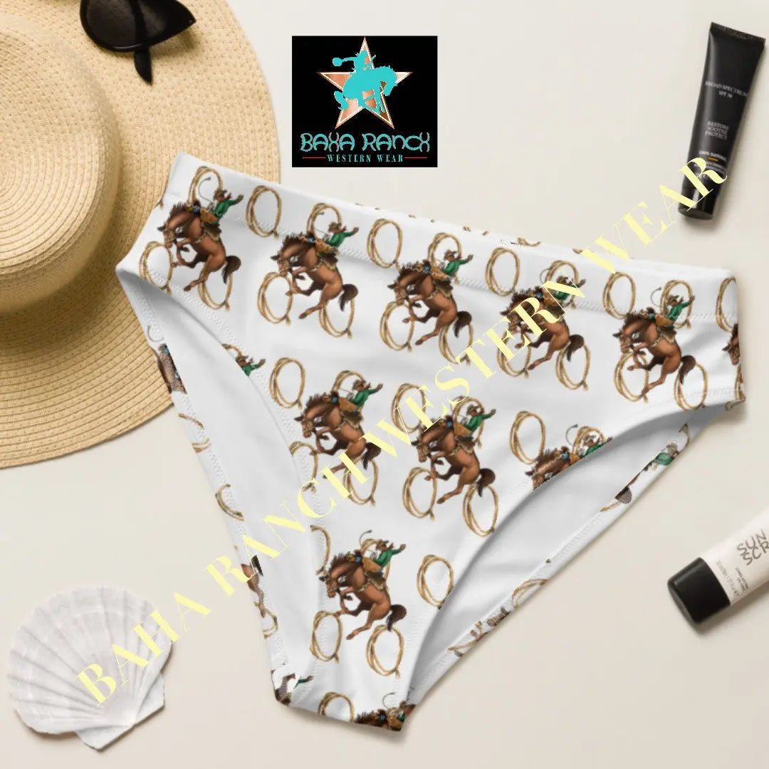 Yeehaw Rope & Ride Bikini Bottom Baha Ranch Western Wear