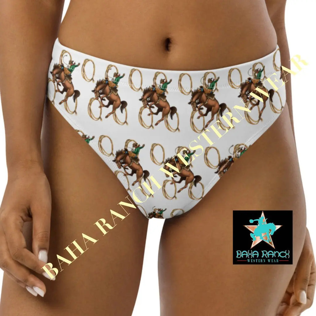 Yeehaw Rope & Ride Bikini Bottom Baha Ranch Western Wear