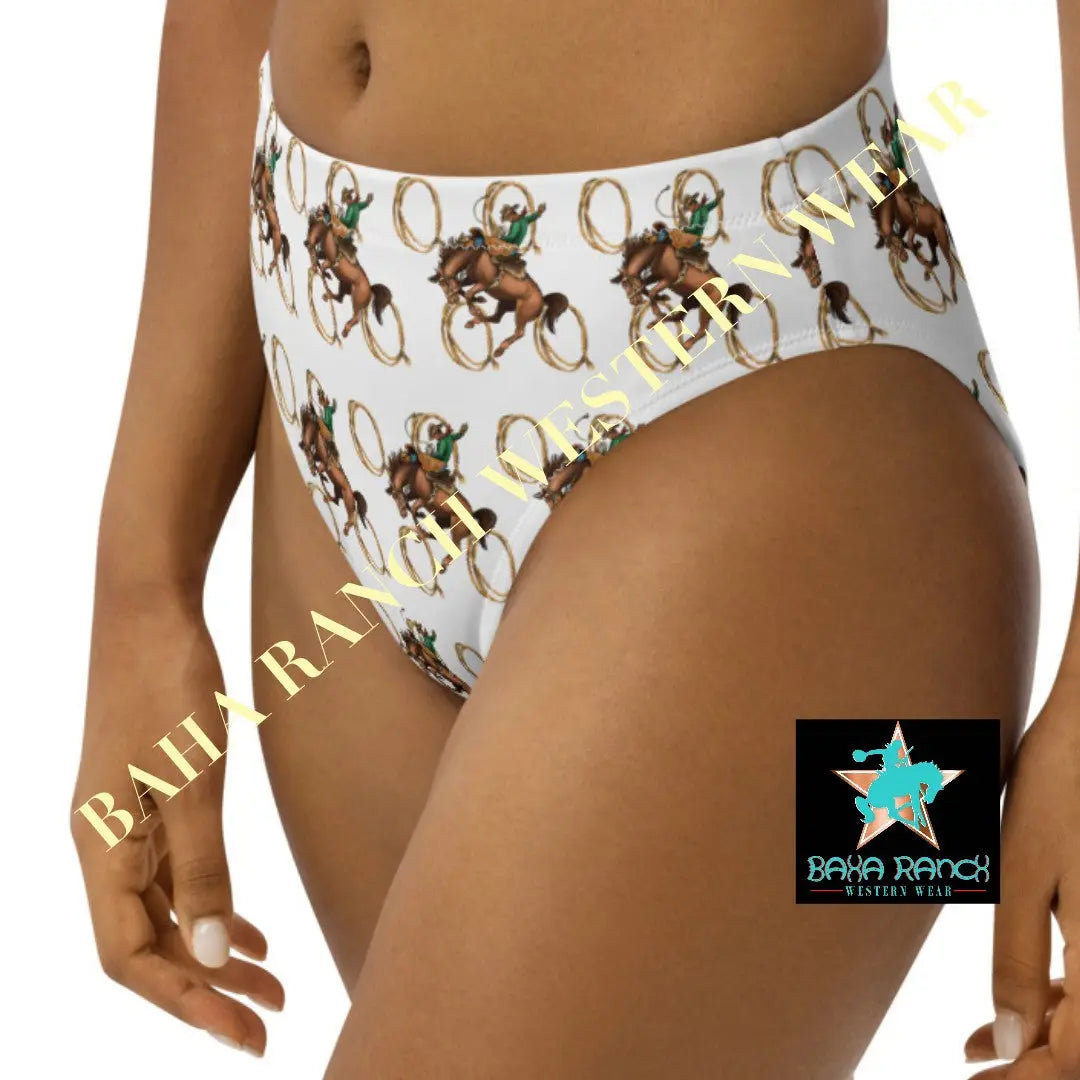 Yeehaw Rope & Ride Bikini Bottom Baha Ranch Western Wear