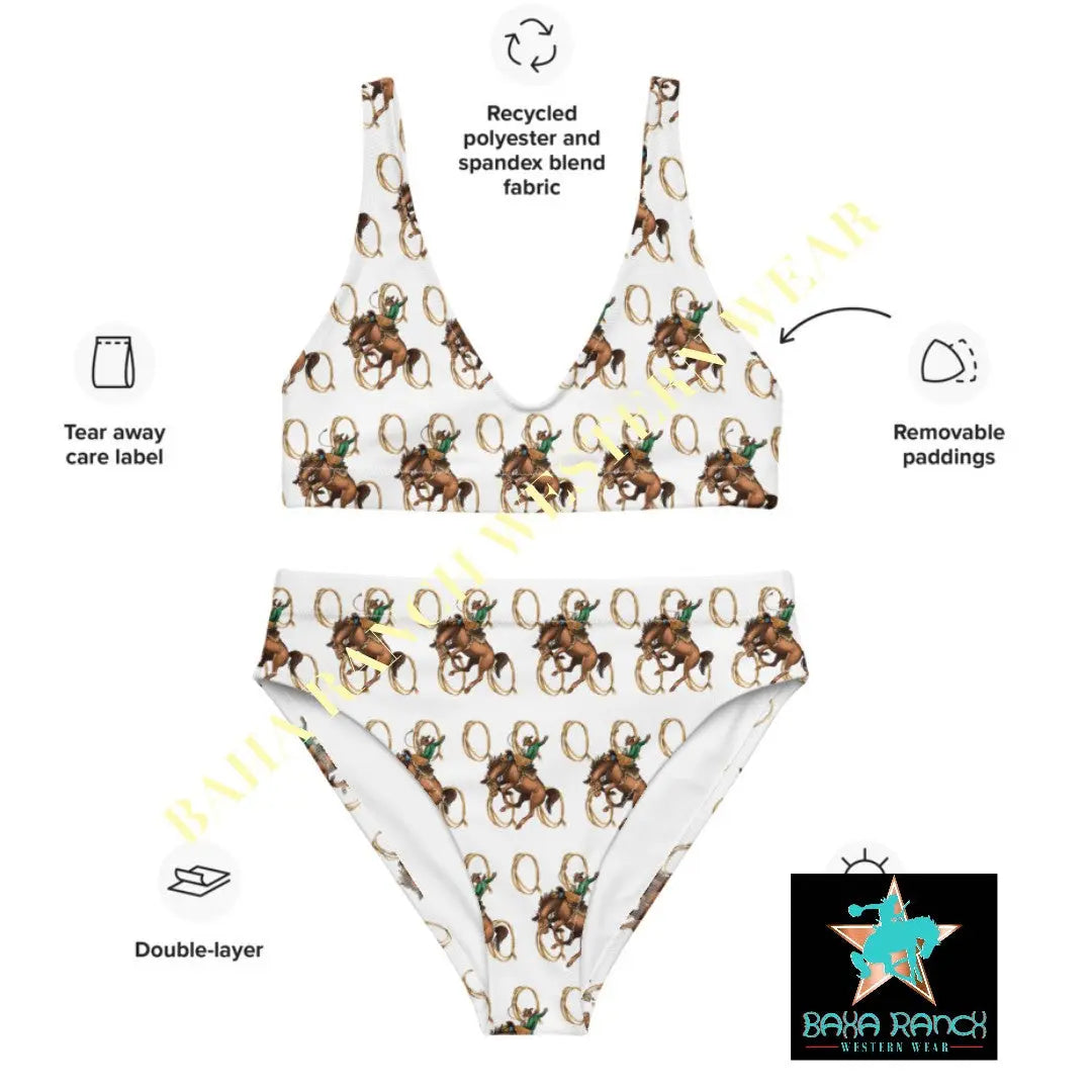 Yeehaw Rope & Ride Bikini Baha Ranch Western Wear