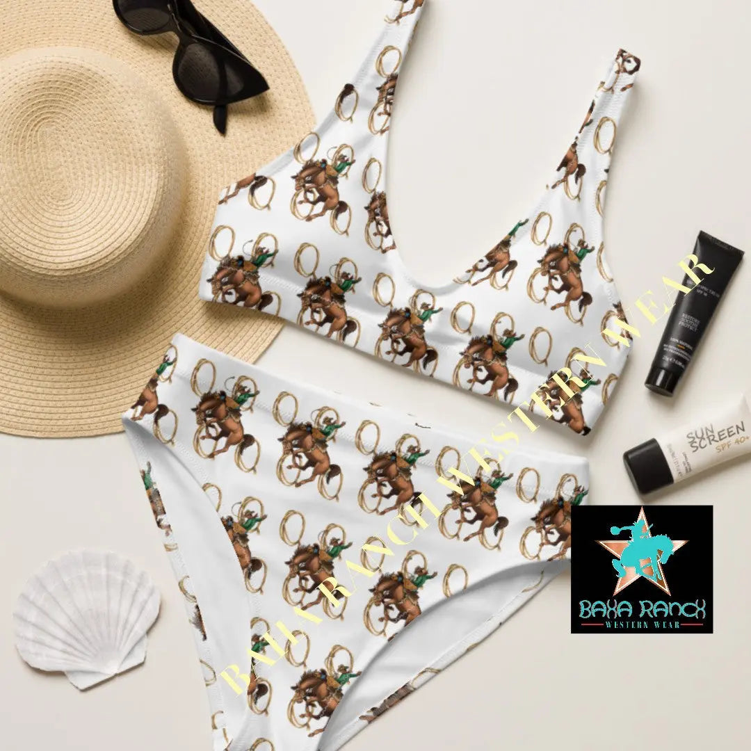 Yeehaw Rope & Ride Bikini Baha Ranch Western Wear