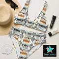 Yeehaw Aztec Blanket Print Bikini Baha Ranch Western Wear