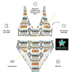 Yeehaw Aztec Blanket Print Bikini Baha Ranch Western Wear
