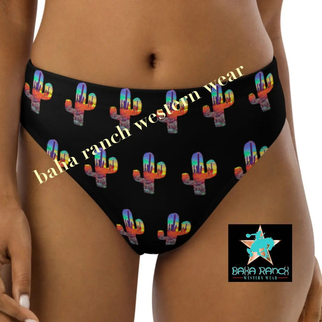 Yeehaw Sunset Desert Bikini Bottom Baha Ranch Western Wear