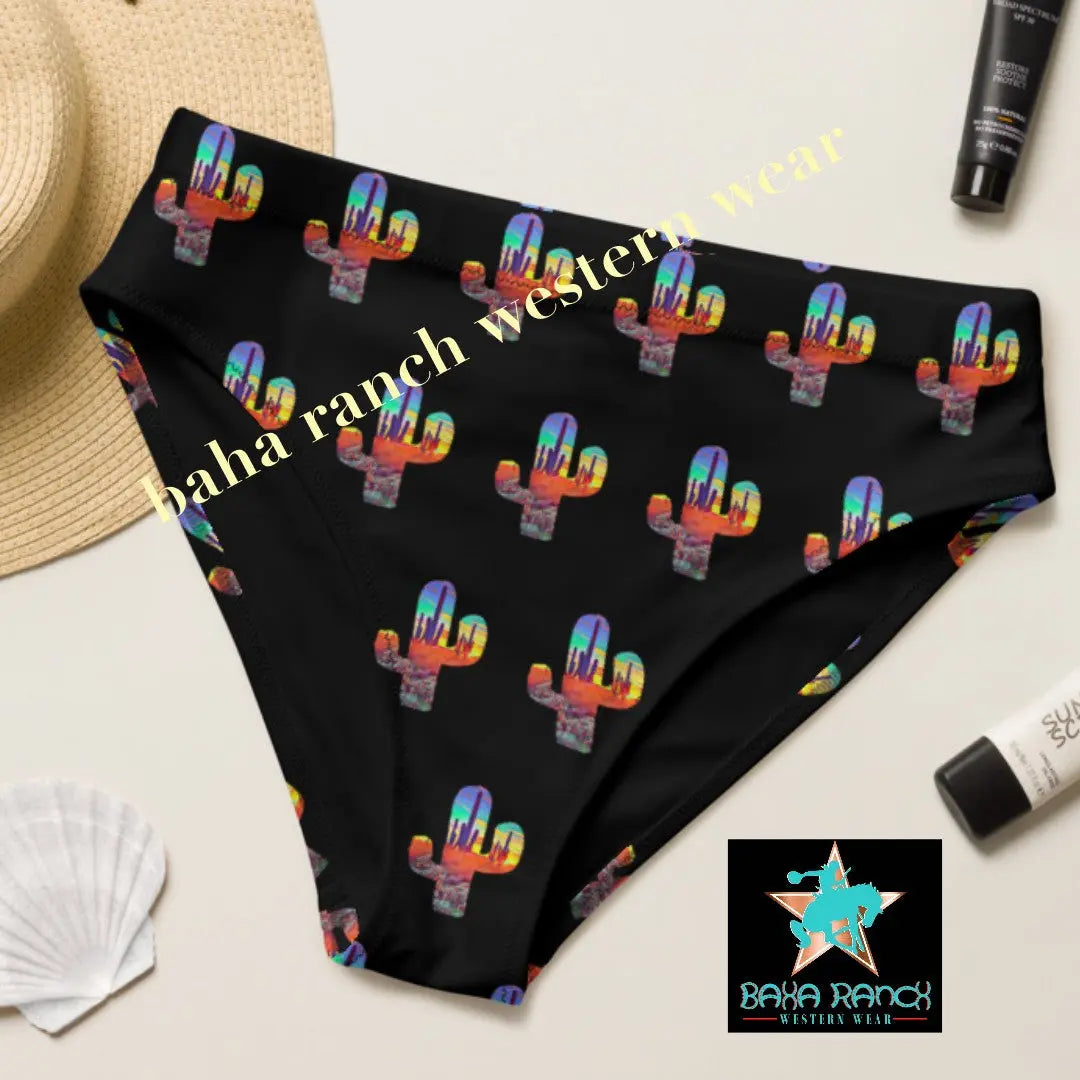 Yeehaw Sunset Desert Bikini Bottom Baha Ranch Western Wear