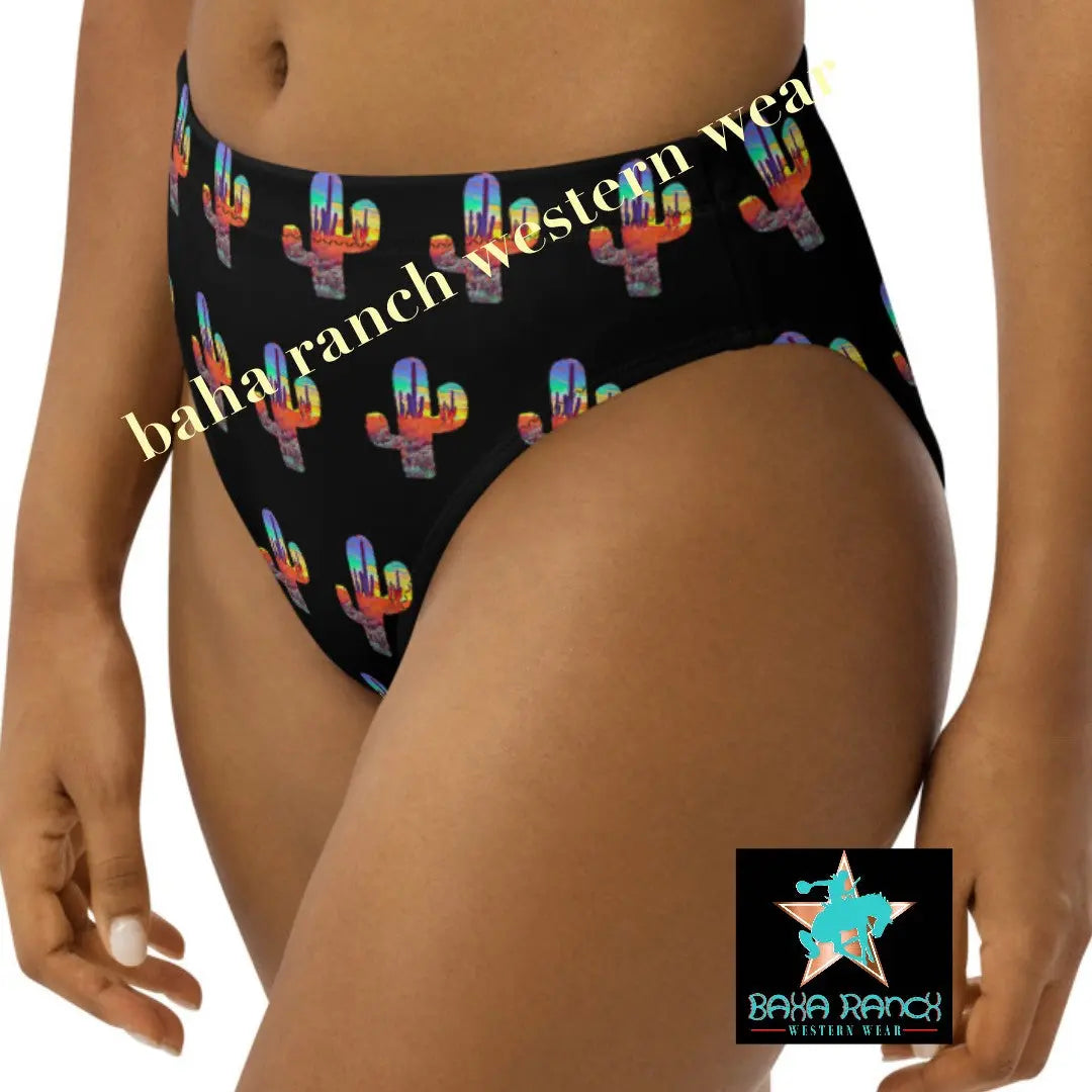 Yeehaw Sunset Desert Bikini Bottom Baha Ranch Western Wear