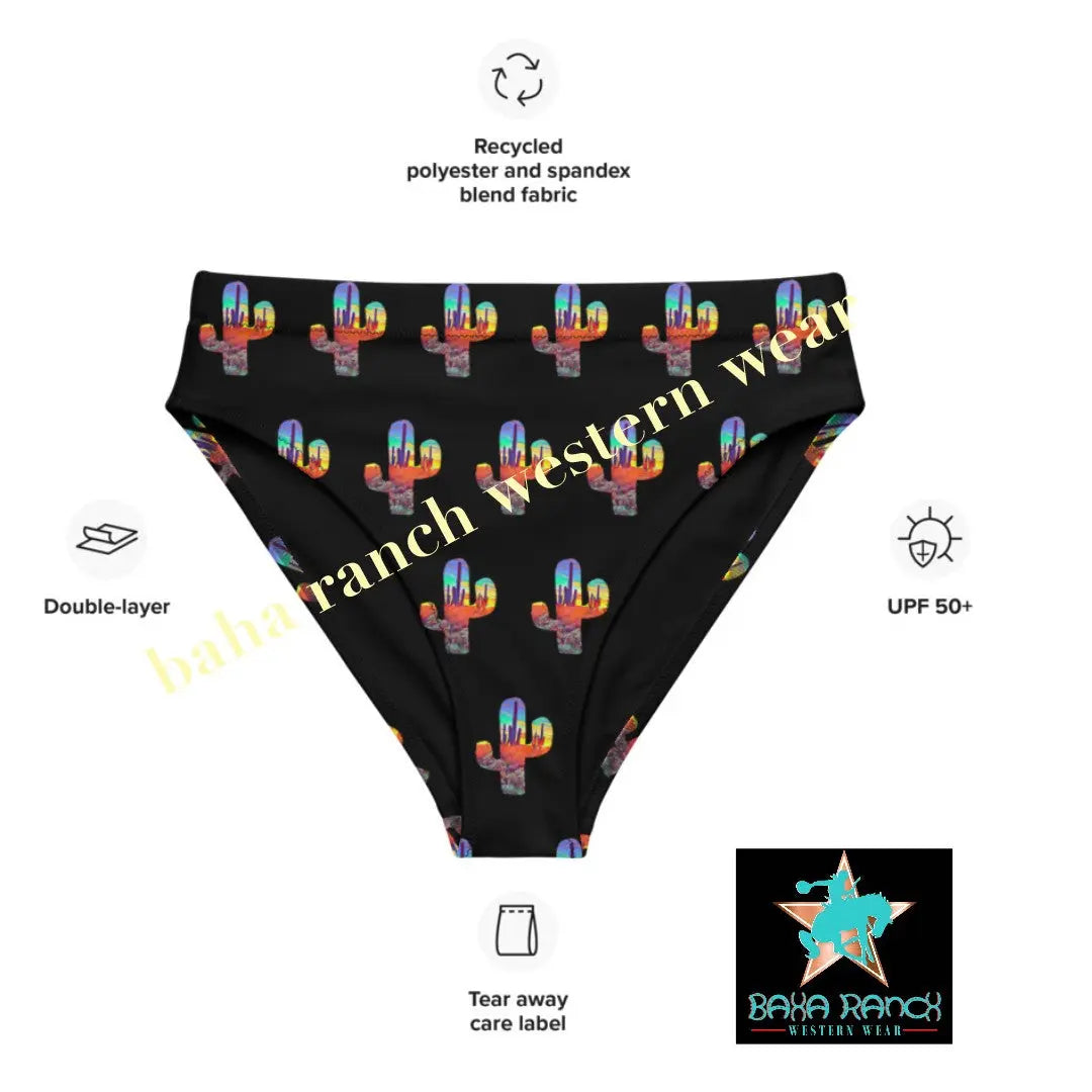Yeehaw Sunset Desert Bikini Bottom Baha Ranch Western Wear