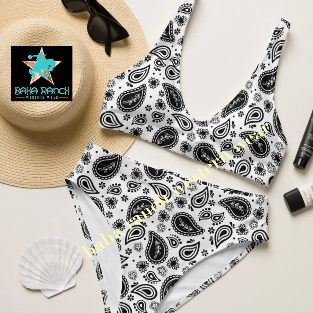 Yeehaw Paisley Bikini Baha Ranch Western Wear