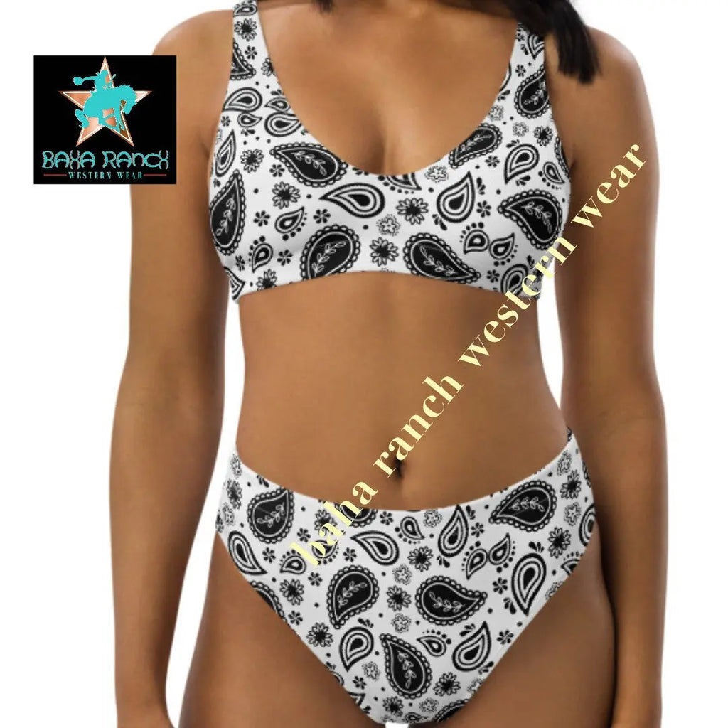 Yeehaw Paisley Bikini Baha Ranch Western Wear