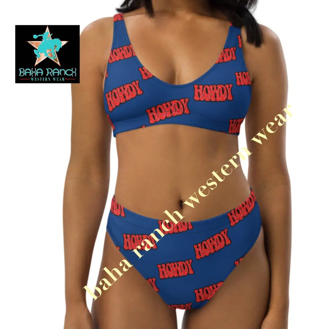 Yeehaw Howdy Bikini Baha Ranch Western Wear