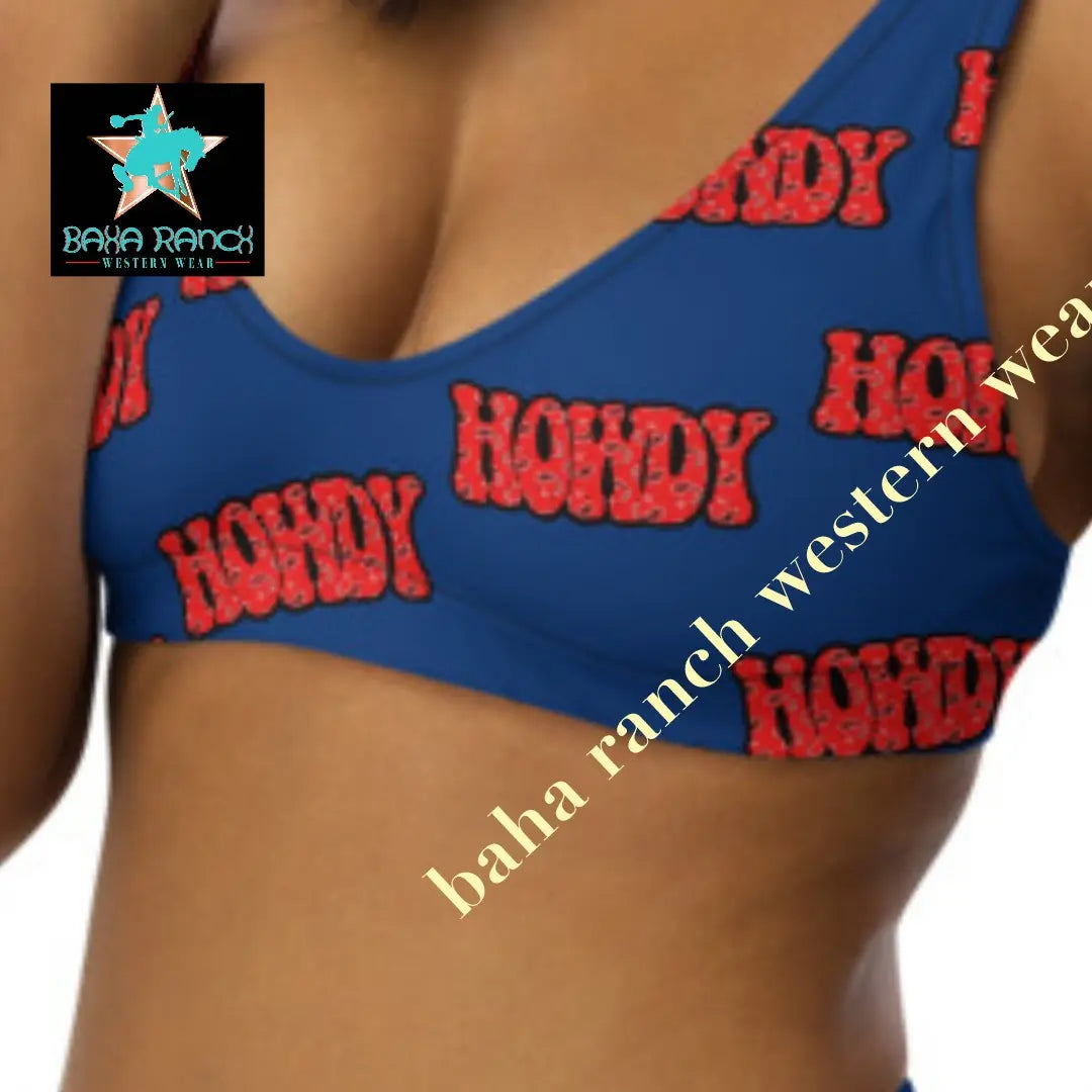 Yeehaw Howdy Bikini Baha Ranch Western Wear