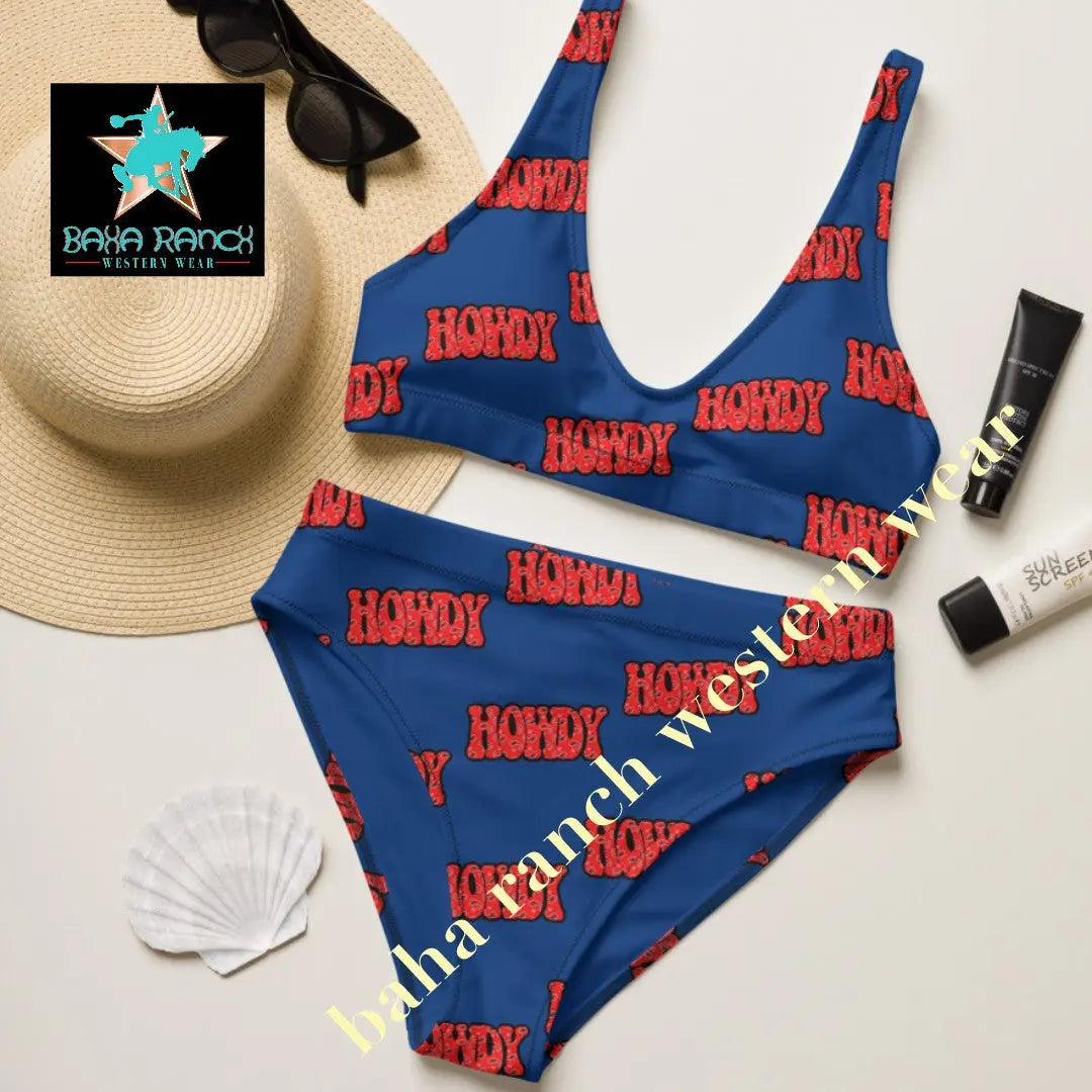 Yeehaw Howdy Bikini Baha Ranch Western Wear