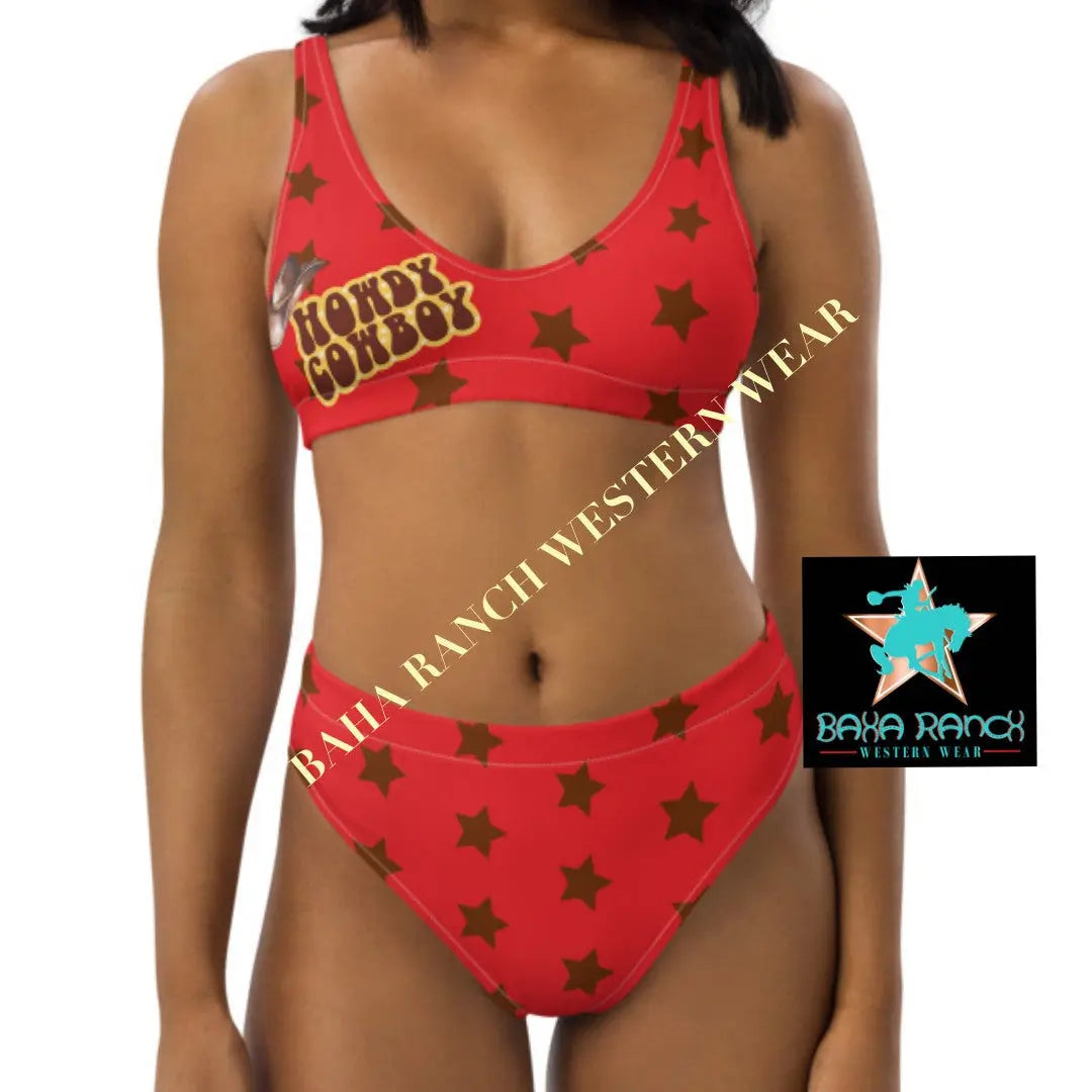 Yeehaw Howdy Cowboy Bikini Baha Ranch Western Wear