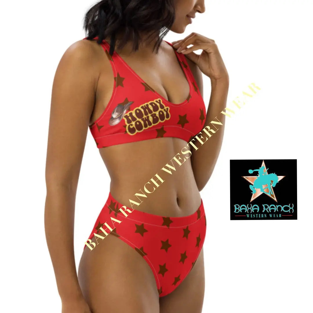 Yeehaw Howdy Cowboy Bikini Baha Ranch Western Wear