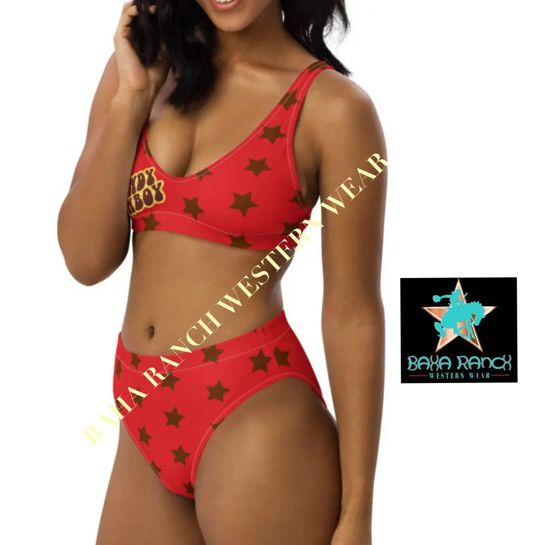 Yeehaw Howdy Cowboy Bikini Baha Ranch Western Wear