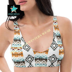 Yeehaw Aztec Print Bikini Top Baha Ranch Western Wear