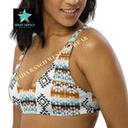 Yeehaw Aztec Print Bikini Top Baha Ranch Western Wear