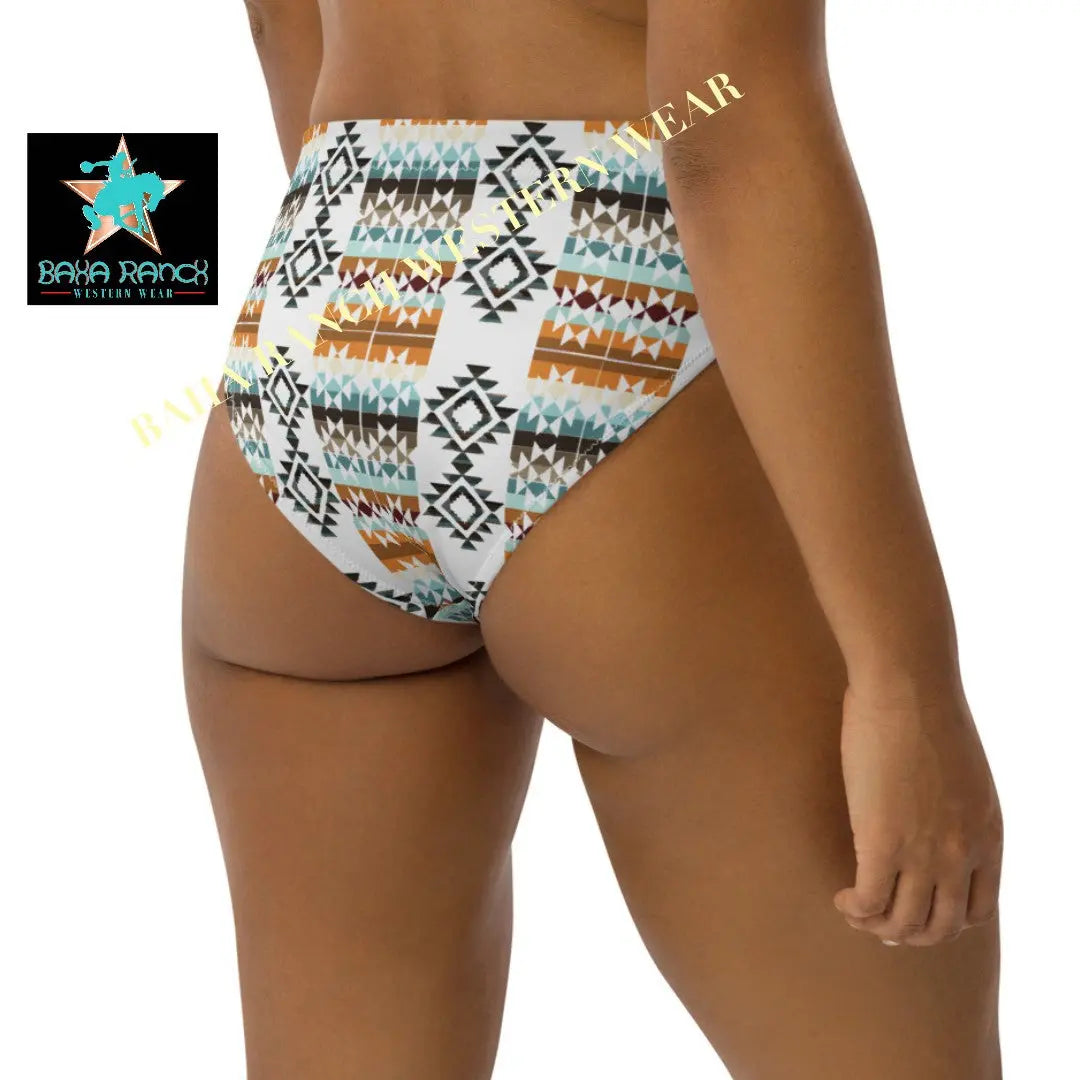 Yeehaw Aztec Print Bikini Bottom Baha Ranch Western Wear