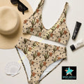 Yeehaw Longhorn Ranch Cactus Bikini Baha Ranch Western Wear