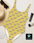 Yeehaw Vintage Bronc Buster One-Piece Swimsuit Baha Ranch Western Wear