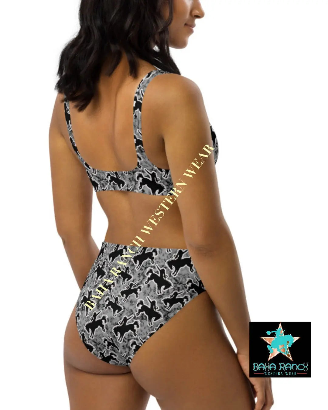 Yeehaw Rodeo Bronc Bikini Baha Ranch Western Wear