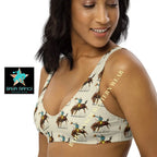 Baha Ranch Yeehaw Vintage Rodeo Cowboy Bikini Top Baha Ranch Western Wear