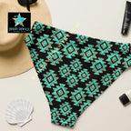 Baha Ranch Yeehaw Turquoise Aztec Bikini Bottom Baha Ranch Western Wear