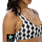 Baha Ranch Yeehaw White Aztec Bikini Top Baha Ranch Western Wear
